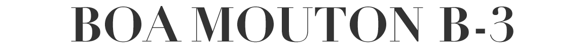 BOA MOUTON B-3