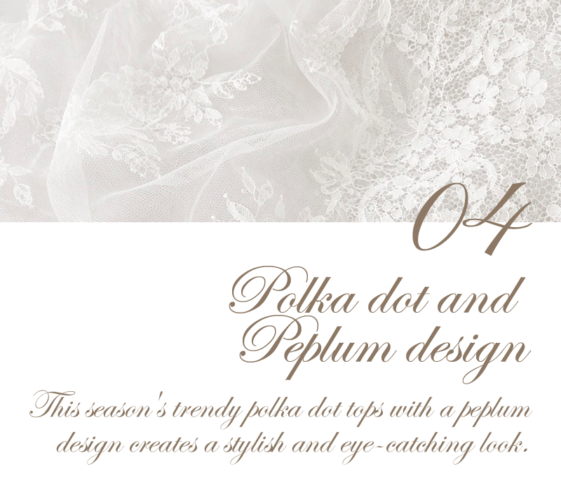 04 Polka dot and Peplum design